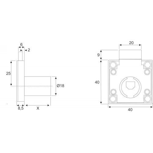 Maßzeichnung, CAD-Diagramm, Diagramm