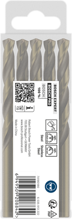 Jeu de forets hélicoïdaux Bosch PRO HSS-Co pour acier inoxydable.