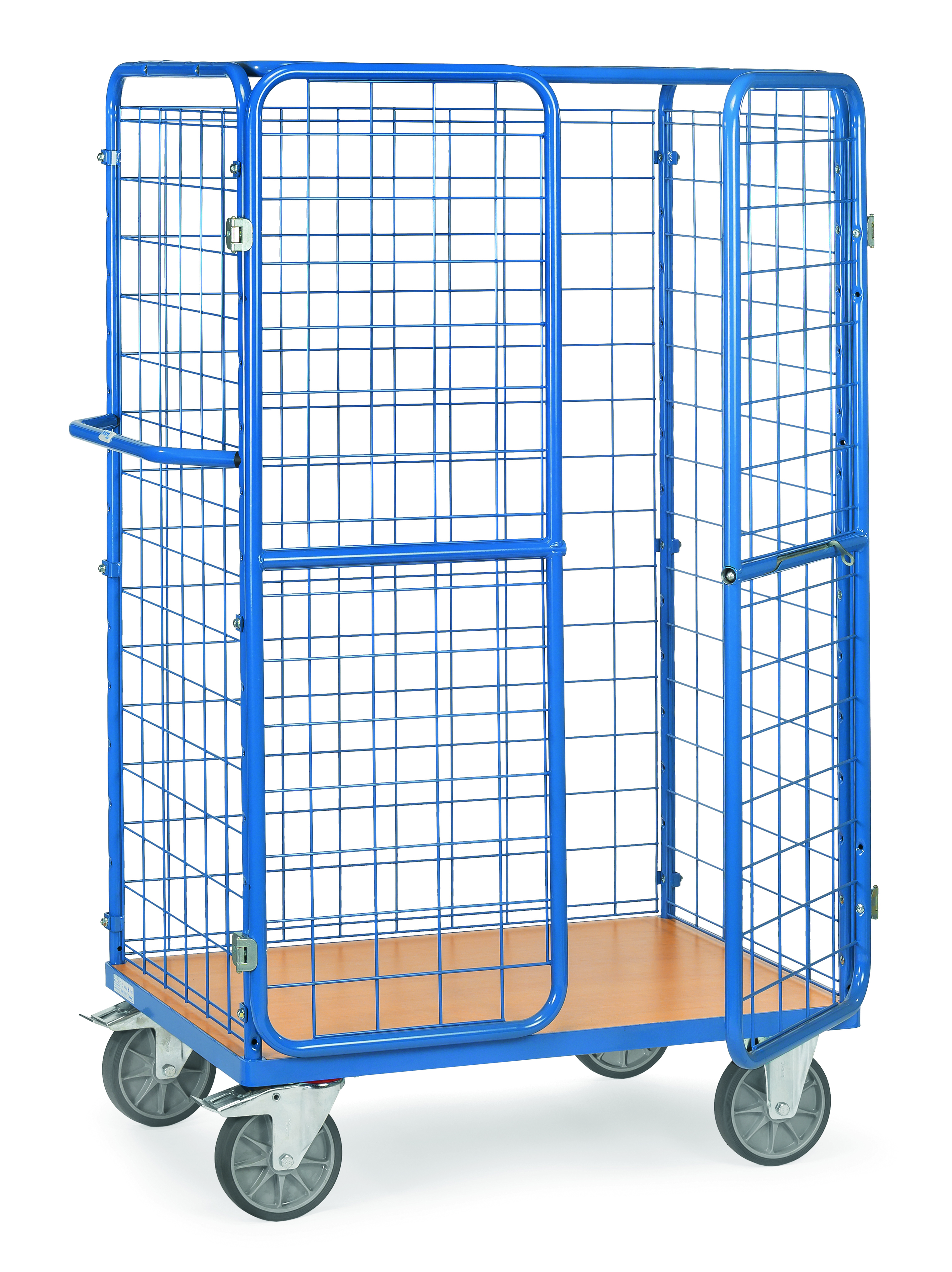 Paketwagen mit Doppelflügeltüren und Dach