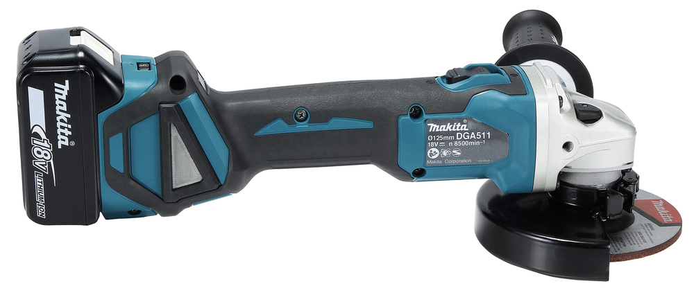 Makita Akku-Winkelschleifer DGA511Z 18V 125mm bürstenlos variable Drehzahl
