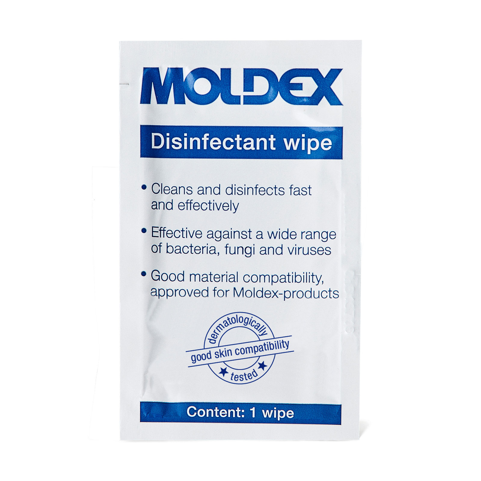 Moldex Desinfektionstücher 998101 für Masken und Gehörschutz (40 Stück)