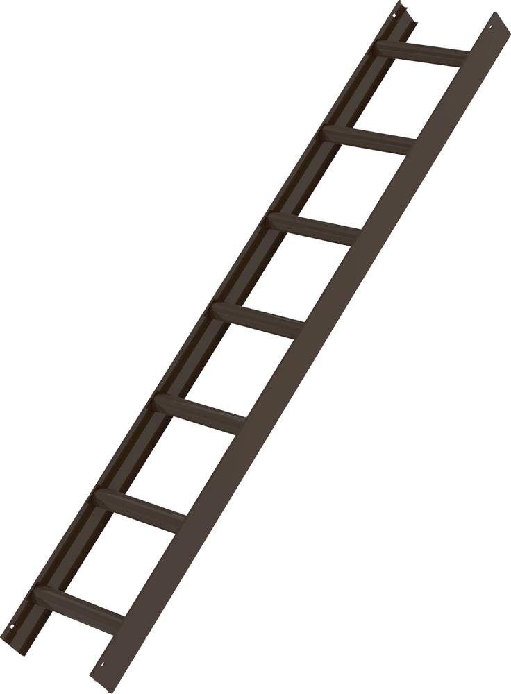 MUNK Dachleiter Braun 7 Sprossen