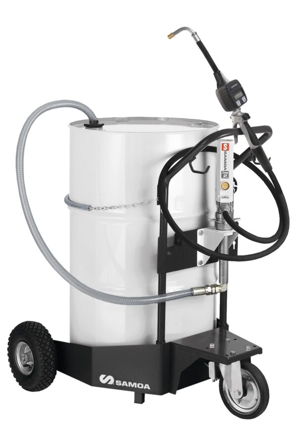 SAMOA Profi-Abfüllanlage PumpMaster 2 DP-F 3:1 Econo Fahrwagenmontage
