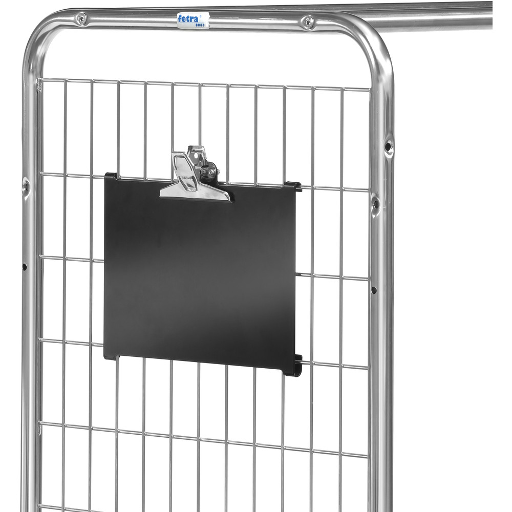 Fetra Kennzeichnungstafel 28KT3 Stahlblech mattschwarz 330x210mm