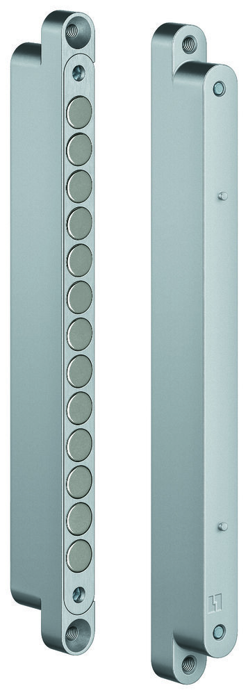 Magnetverschluss, KCM 50/50, 120N, abgerundet, edelstahloptik