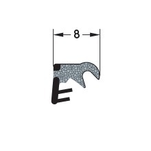 Produktbild Deventer Überschlagdichtung SP 33b  schwarz (200m)