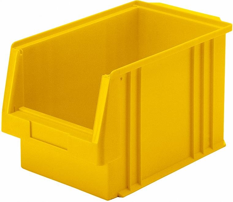 LA-KA-PE Sichtlagerkasten PLK 2a B213xT330xH200 mm gelb LA-KA-PE