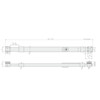 Abus Panzerriegel PR1500 S mit Zylinder silber