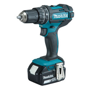 Makita Akku-Schlagbohrschrauber DHP482RFX9 18V 3Ah mit 2 Akkus, Ladegerät und 96-teiligem Zubehör-Set