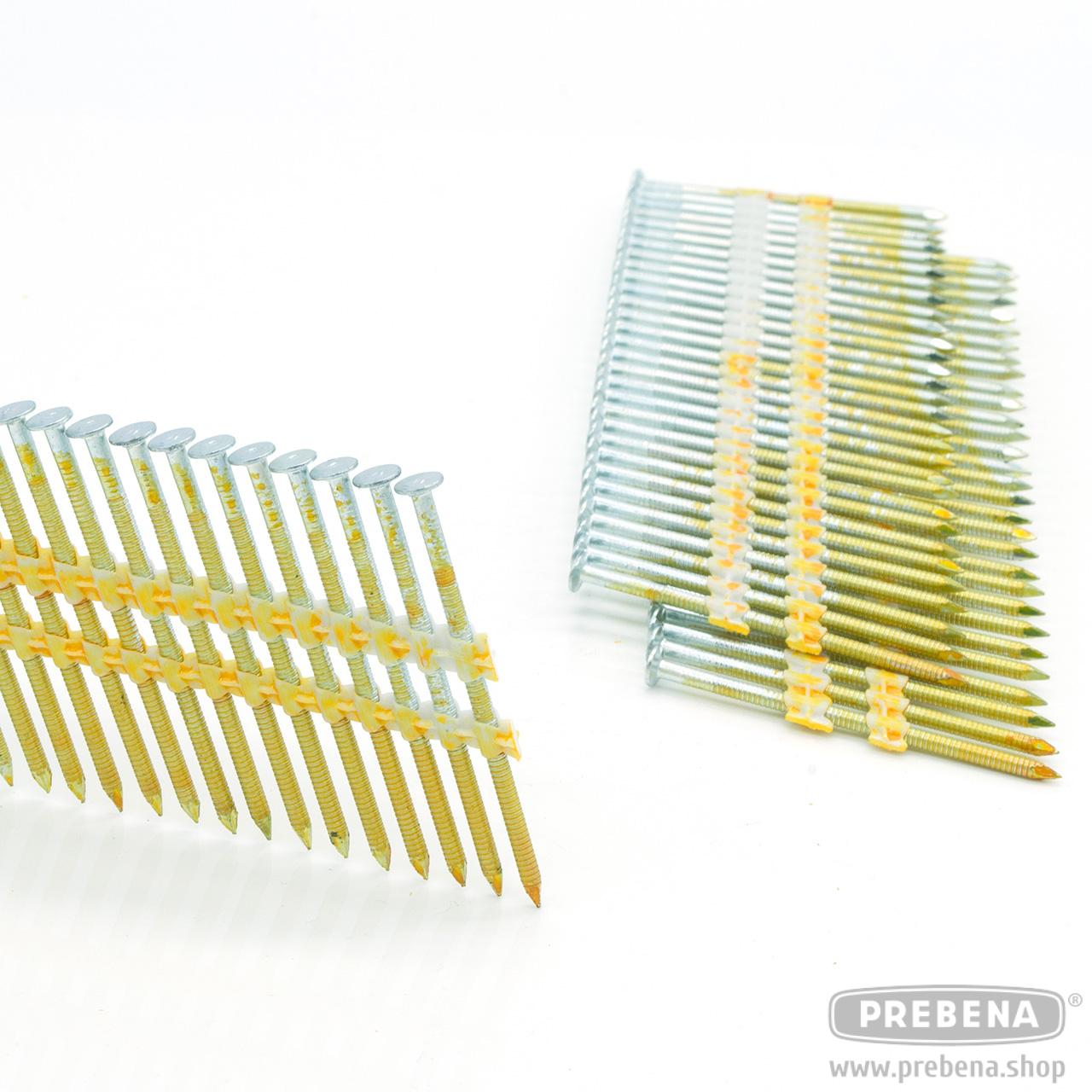 Prebena Rundkopf-Streifennägel RK28/65NKRI verzinkt Ringschaft 65mm