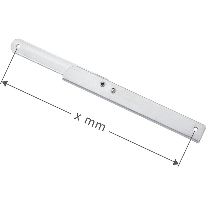 ZARGES Knickstrebe 559 mm links mit Anschlag 800392