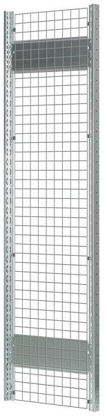Schulte Drahtgitter-Seitenwand 1950 x 200 mm (H x T) glanzverzinkt