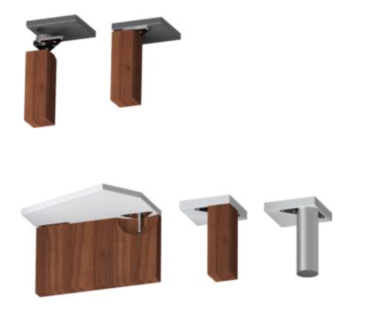 tischbein, Holz, Metall, Unterbau, Muster