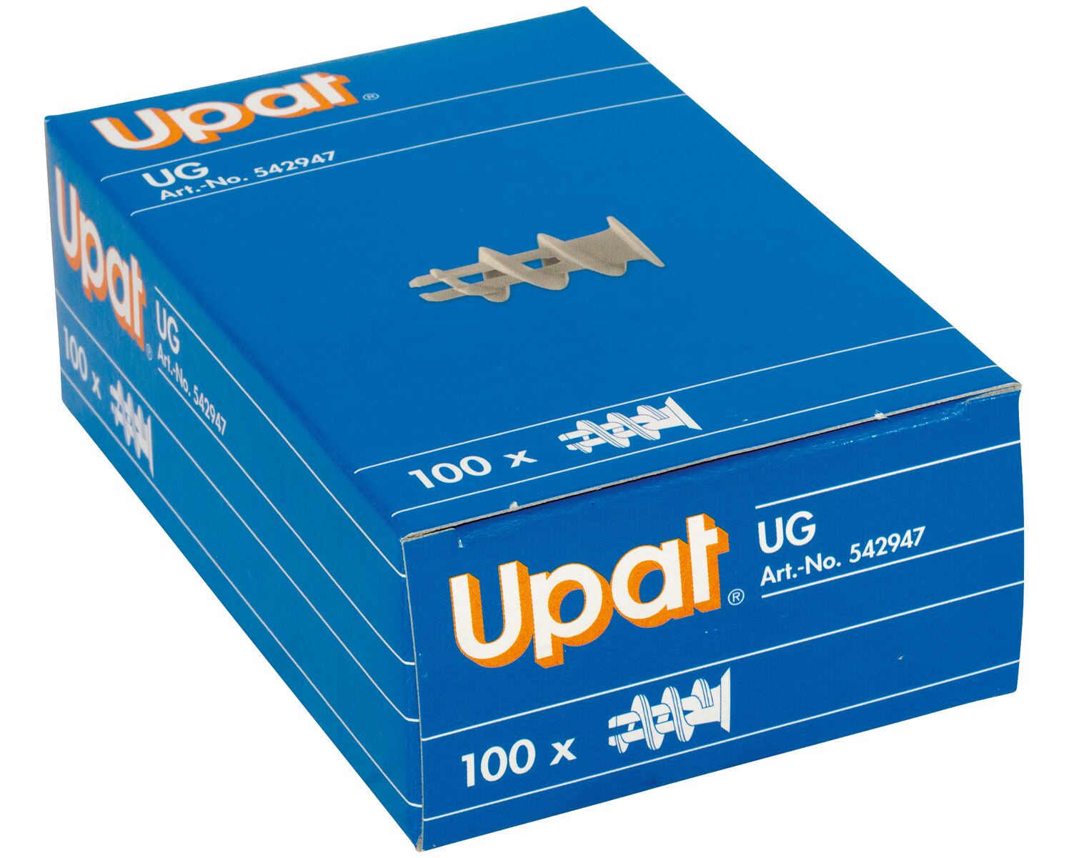 Verpackung: "Upat Gipskartondübel UG"