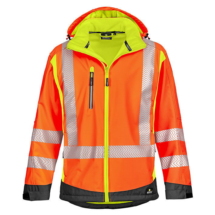4PROTECT® Warnschutz-Softshelljacke HOUSTON