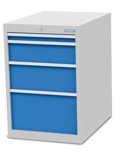 b+h Bedrunka+Hirth Schubladenschrank Tiefe 736 R 18-24 4 Schubladen Stahlblech