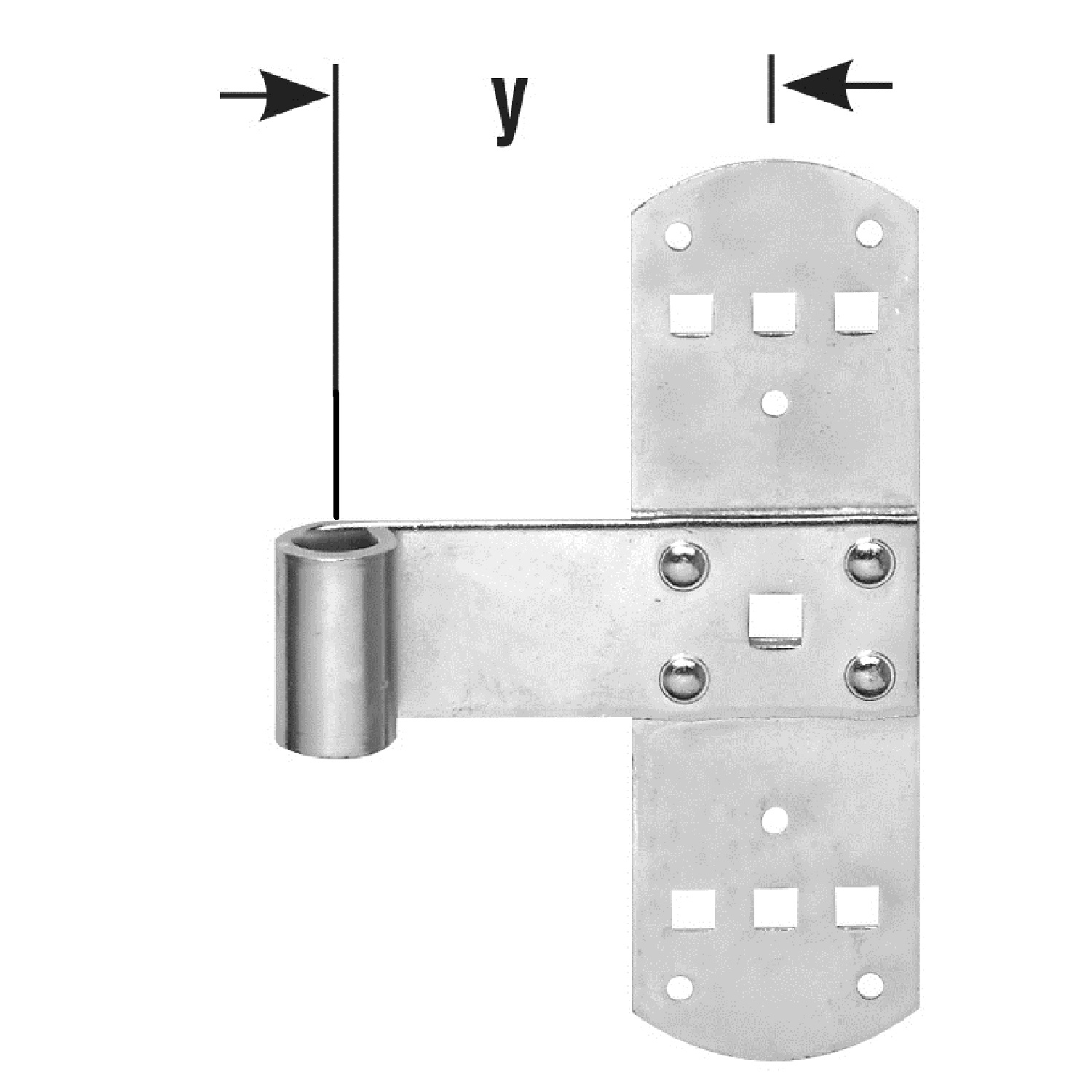 Pollmann Kreuzband Nr. 50 Rolle Ø 13 mm 160 mm hell verzinkt