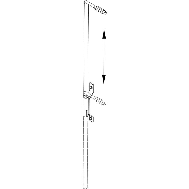 ZARGES Einstiegshilfe 1.600 mm, Stahl verzinkt 47210
