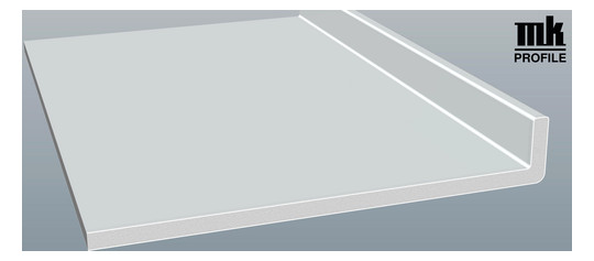 MENKE Schaumwinkelprofil S26040 260x40x10mm 6,00m Weiß PVC-Hartschaum