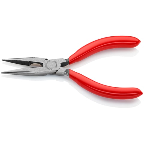 Knipex Flachrundzange mit Schneide (Radiozange) 25 01 140 140 mm Vanadin Elektrostahl