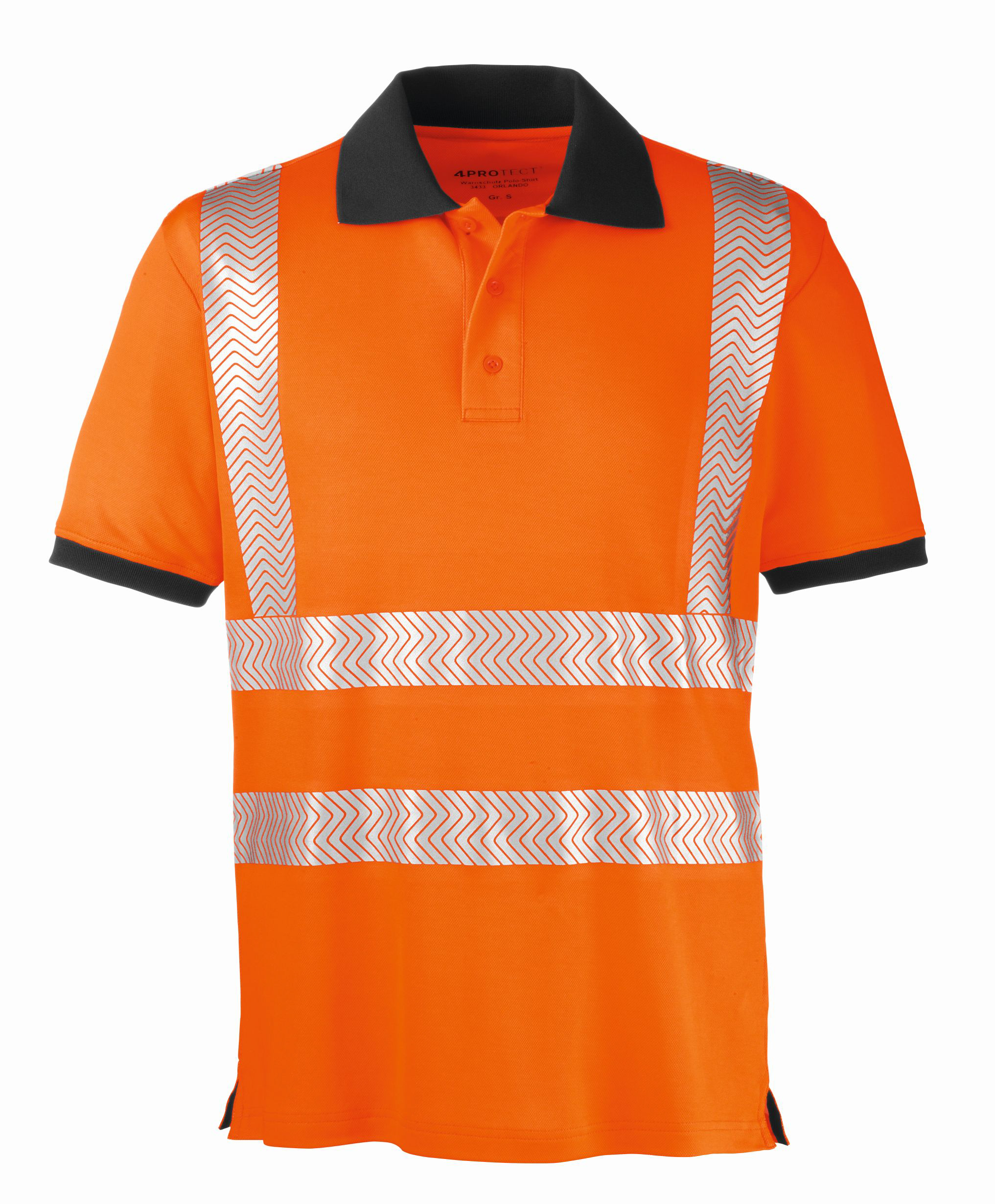 4PROTECT® Warnschutz UV-Poloshirt ORLANDO