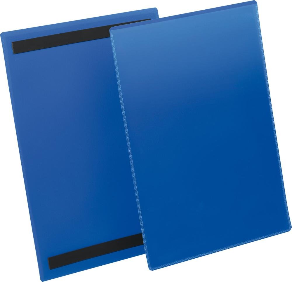 DURABLE Etikettentasche B210xH297 mm A4 hoch blau, magnetisch VE 50 Stück