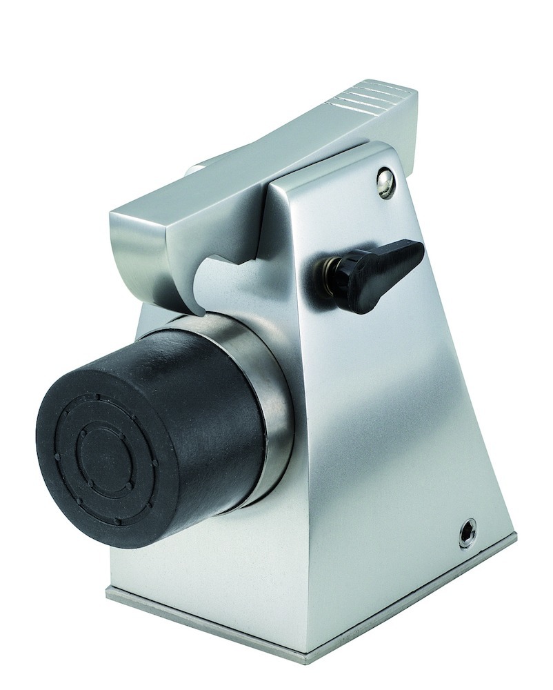 KWS Türfeststeller 1110,H105mm, silberfarben, einbrennlack.