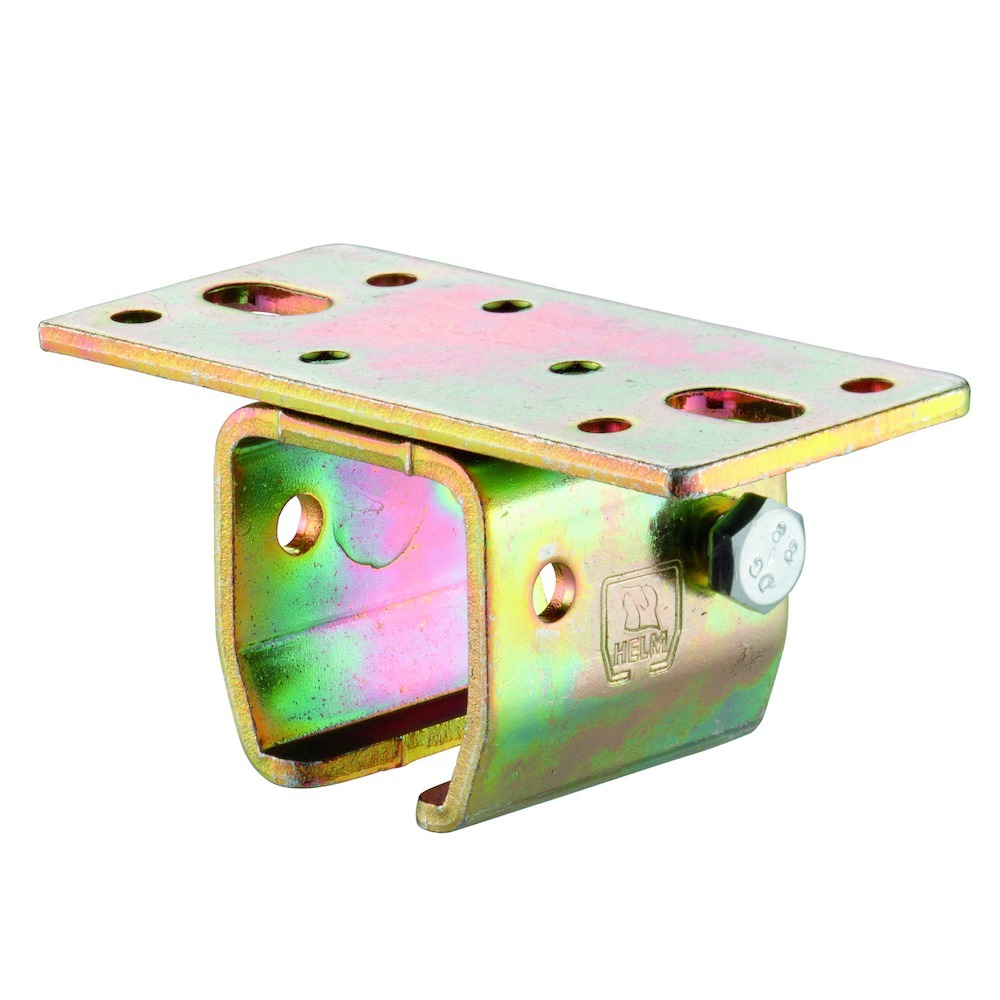 Produktbild Schiebetor-Deckenbefestigungsmuffe, 402, für Laufschiene, 400, Stahl