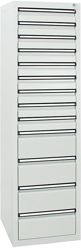 Produktbild Stumpf Schubladenschrank, 1800x500x500 mm, Schubladen 9x 100/4x 200 mm