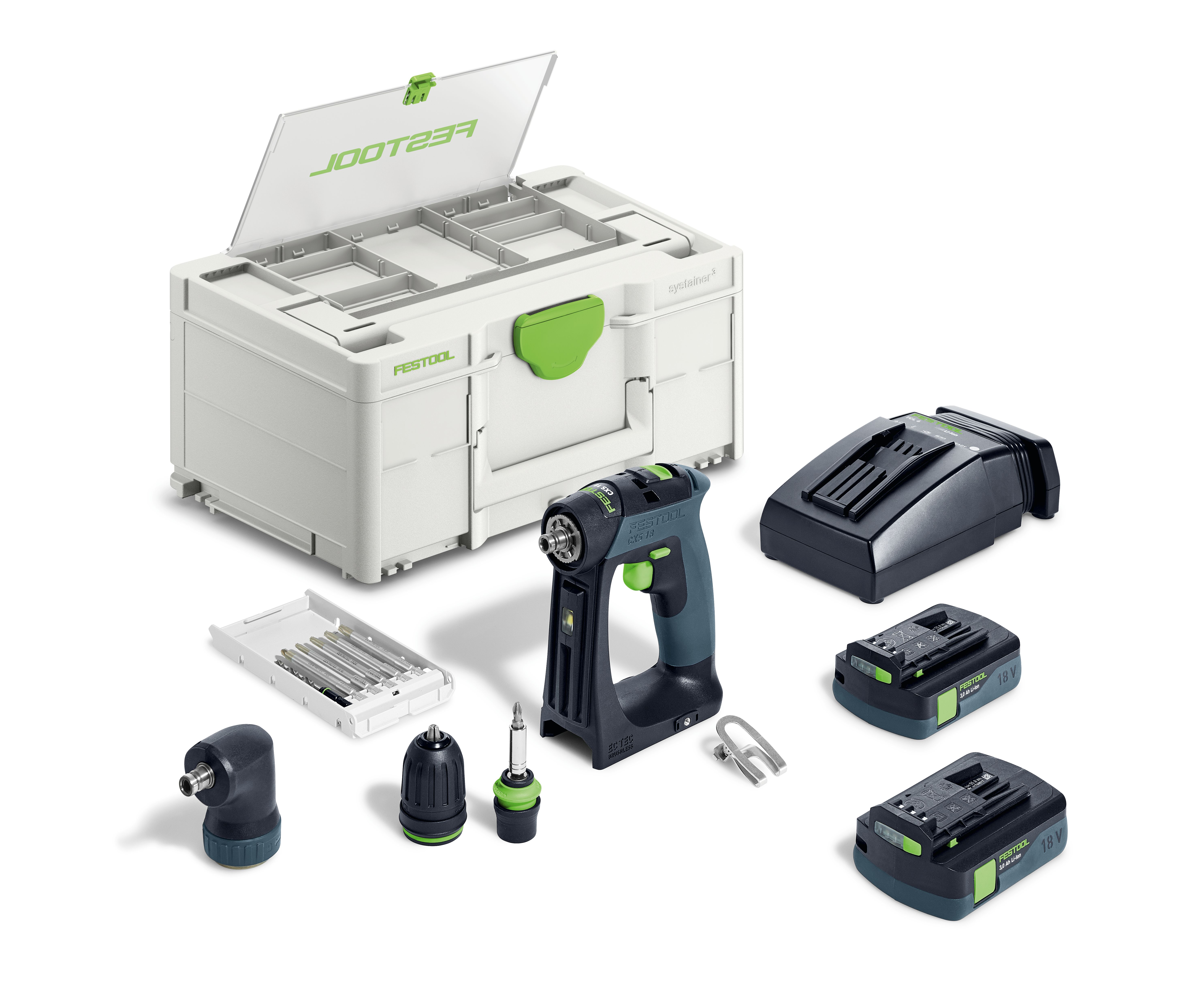 Produktbild Akku-Bohrschrauber CXS 18 C 3,0-Set, Computerausrüstung, Elektronik, Hardware, Maschine