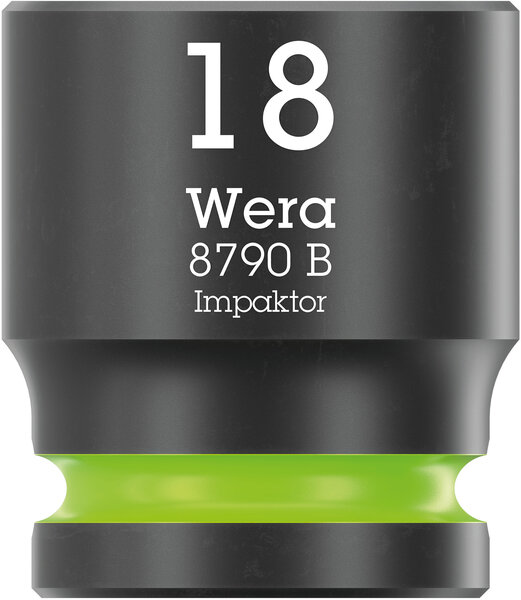 8790 B Impaktor socket with 3/8&quot; drive, 18 x 30 mm, Flasche