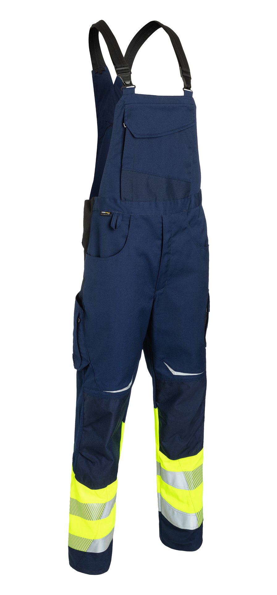 KÜBLER REFLECTIQ Latzhose Klasse 1 warngelb/dunkelblau  3208 8340-3448-60