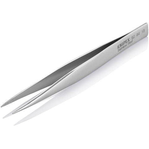 Knipex Universalpinzette 92 84 18 Präzisionspinzette Mattiert Gerade 126mm Edelstahl