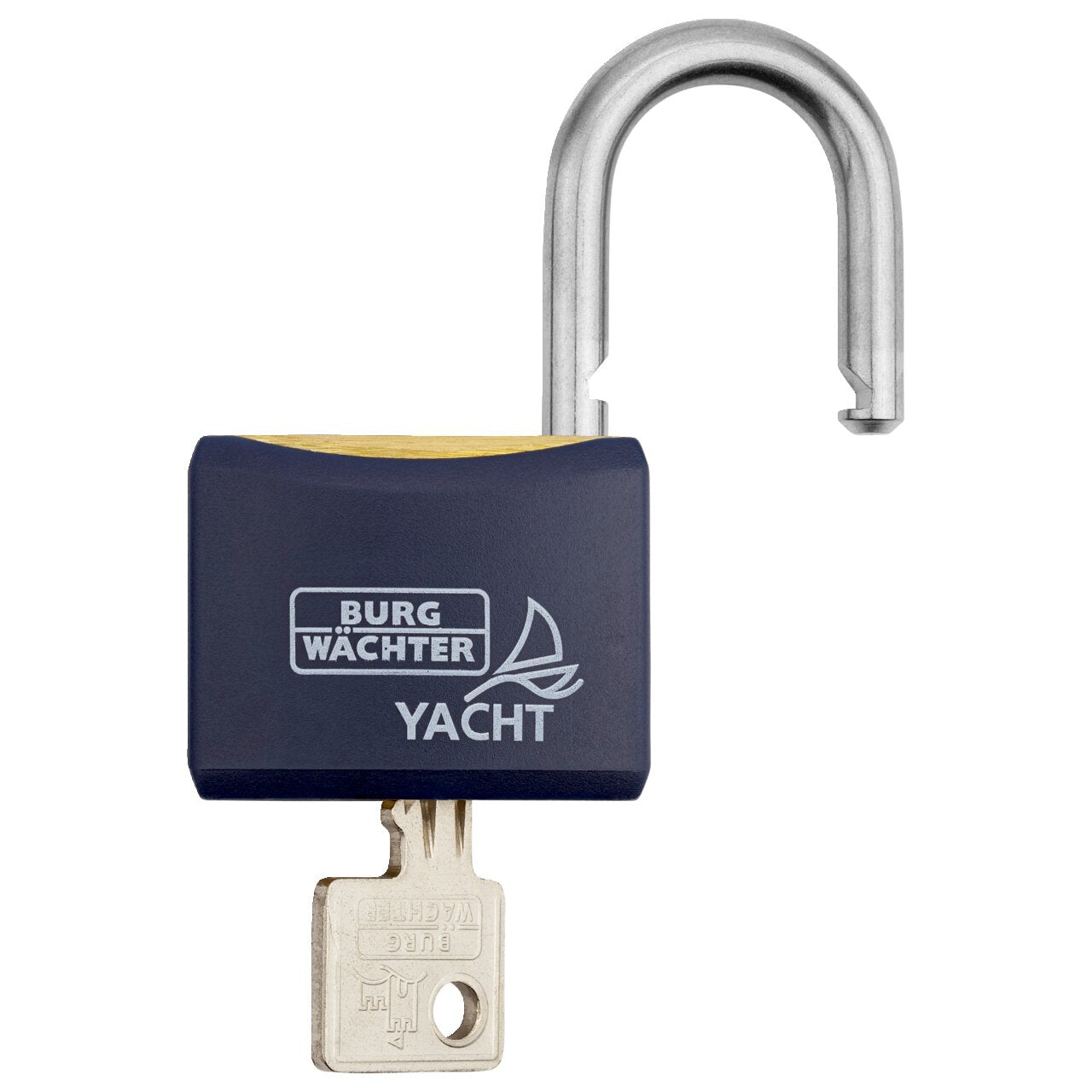 Burg Wächter Vorhängeschloss Yacht 460 Ni 40 40mm Messing Seewasserfest