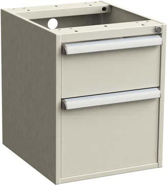 Treston Schubladenblock 45/56 ESD hellgrau RAL 7035, 1x200