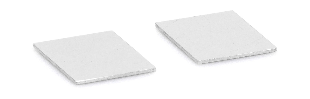 GEZE Set Stirnabdeckung für Profildesign 40, Edelstahl
