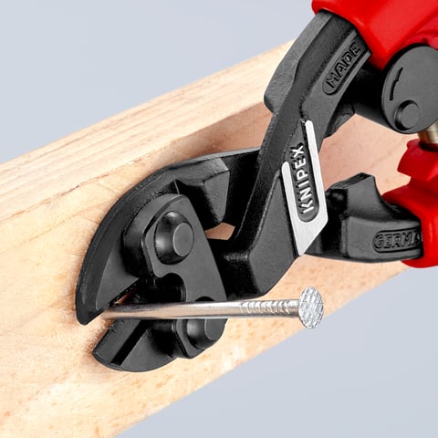 Knipex CoBolt® Kompakt-Bolzenschneider 71 22 200 20° gewinkelt mit Öffnungsfeder