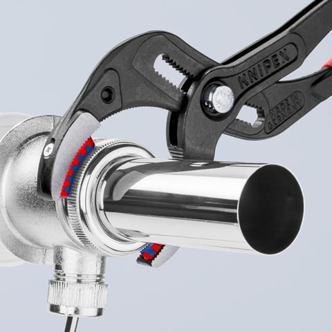 Knipex SpeedGrip Siphon- und Connectorenzange 81 11 250 250mm 10-75mm mit Kunststoffbacken