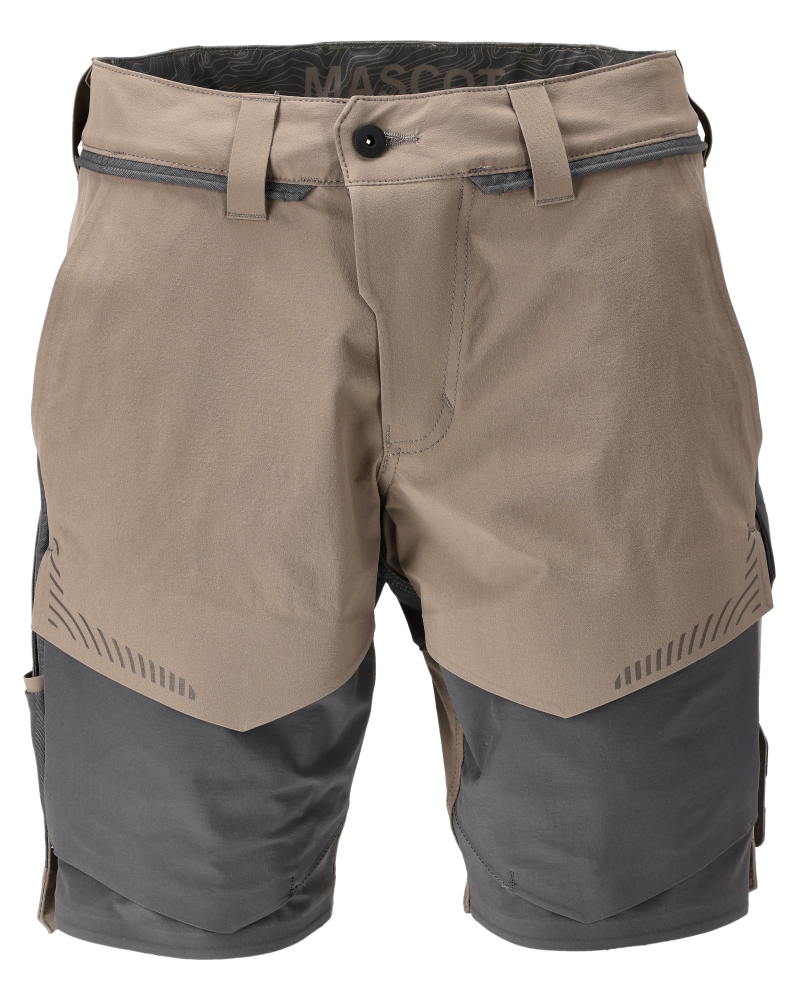 Mascot Shorts, Stretch, geringes Gewicht Shorts Größe 24C52, dunkles sandbeige/anthrazitgrau