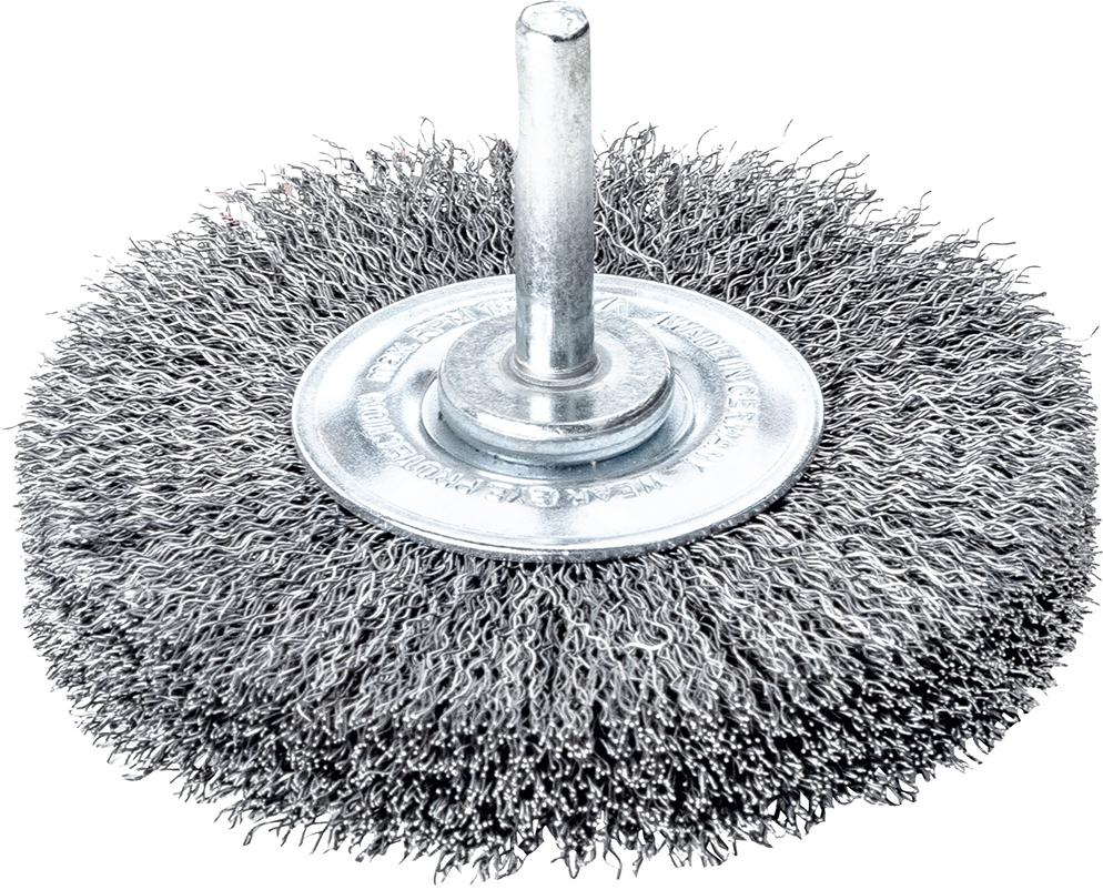 Schaft-Rundbürste Stahldraht gew. 70x0,3mm Lessmann