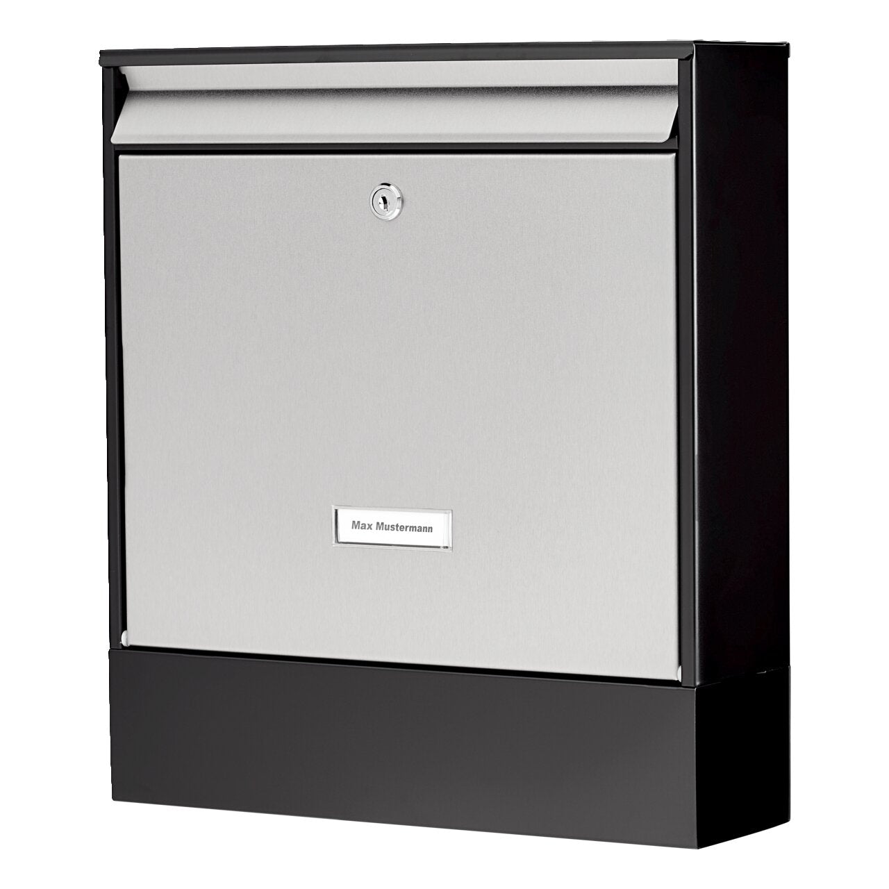 Burg Wächter Briefkasten Oxford-Set 68770 B+S Stahl Edelstahl schwarz