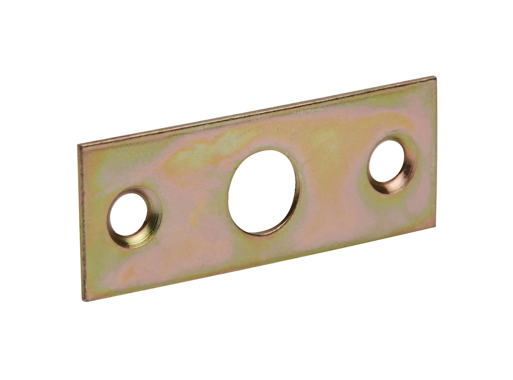 DENI® Flachschließblech 5853,für Rundstange 10 vz