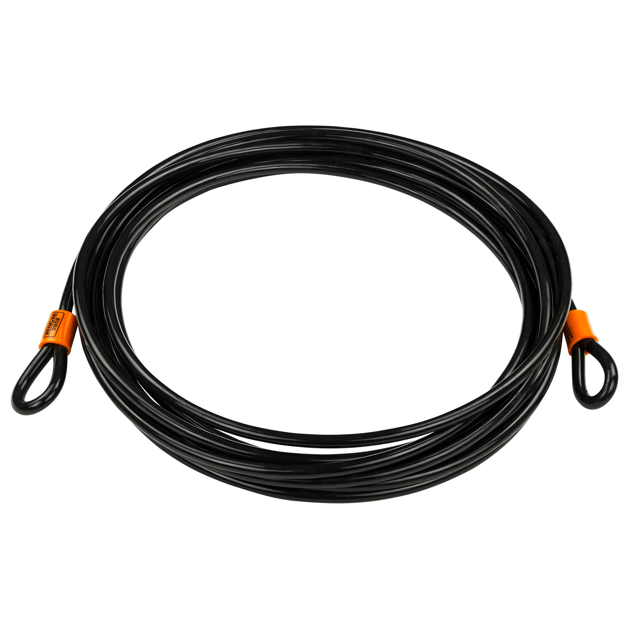 Burg-W Spiralseil / Sicherheitskabel 750 Ø 10 mm mit Ösen 10 mtr. lang