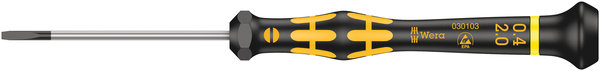 1578 A ESD Kraftform Micro screwdriver for slotted screws, 0.40 x 2 x 60 mm, Gerät, Schraubenzieher, Werkzeug