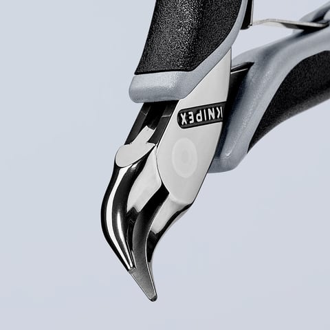 Knipex Elektronik-Greifzange ESD mit durchgestecktem Gelenk 115 mm 45°