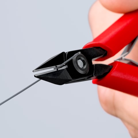 Knipex Elektronik-Seitenschneider 75 02 125 mit Facette 125 mm