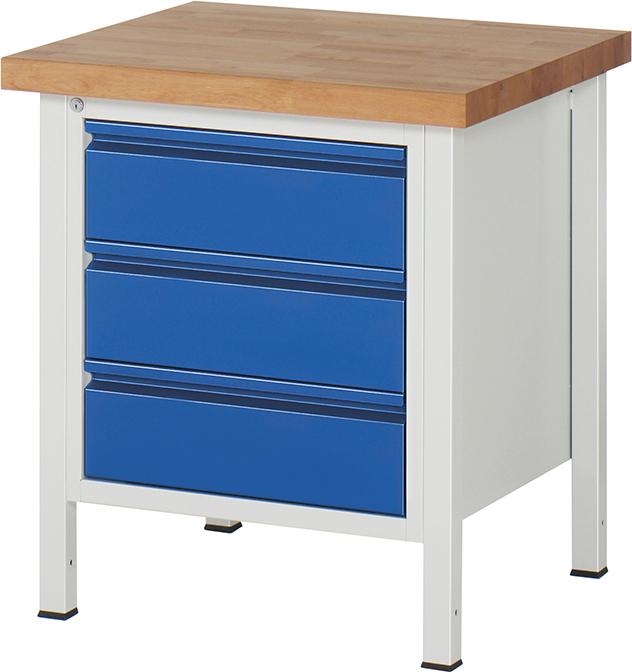 RAU Werkbank Serie BASIC-8, 8157, 3 Schubladen