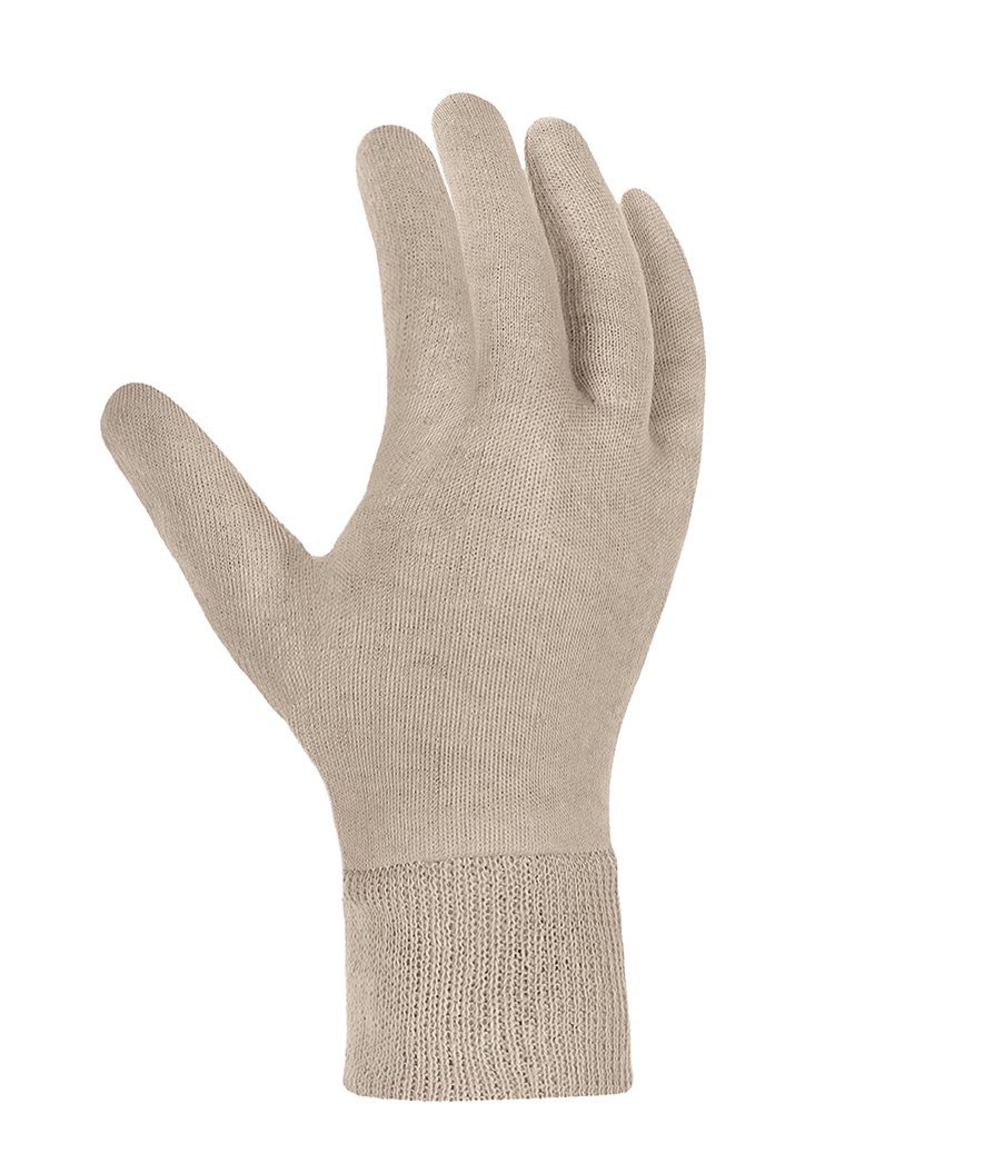 teXXor® Baumwolltrikot-Handschuhe SCHWER 8, rohweiß