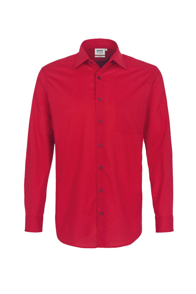 HAKRO Hemd MIKRALINAR® Comfort rot 5XL