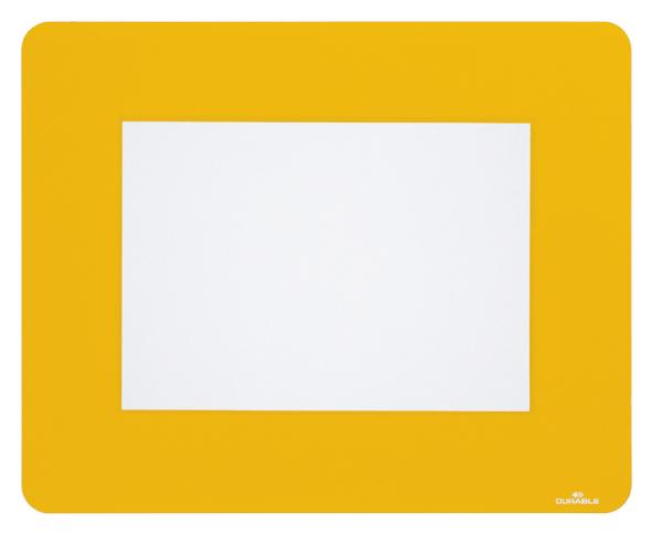 DURABLE Bodenmarkierungsfenster A5 ablösbar, 10 Stück Außen: 314x252x0,4 Sichtfenster: 210x148